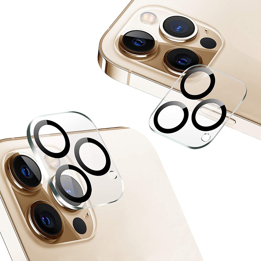 Kính cường lực bảo vệ camera 100D thích hợp cho Apple Iphone 14 pro max  13 12 Mini 11 Pro Max X XS 6 7 8 6S Plus