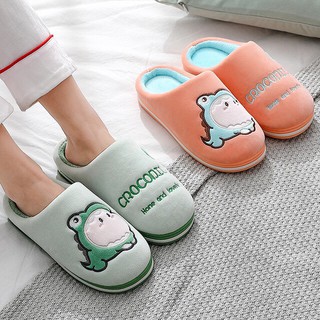 Dép Bông Cá Sấu Corocodile, Dép Lông Đi Trong Nhà Siêu Êm Form nhỏ Đặt Tăng 1 Size DP99