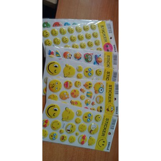 Miếng dán sticker mặt cười 3D đủ loại cảm xúc
