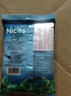 Kẹo bạc hà Nicos Mint 100g