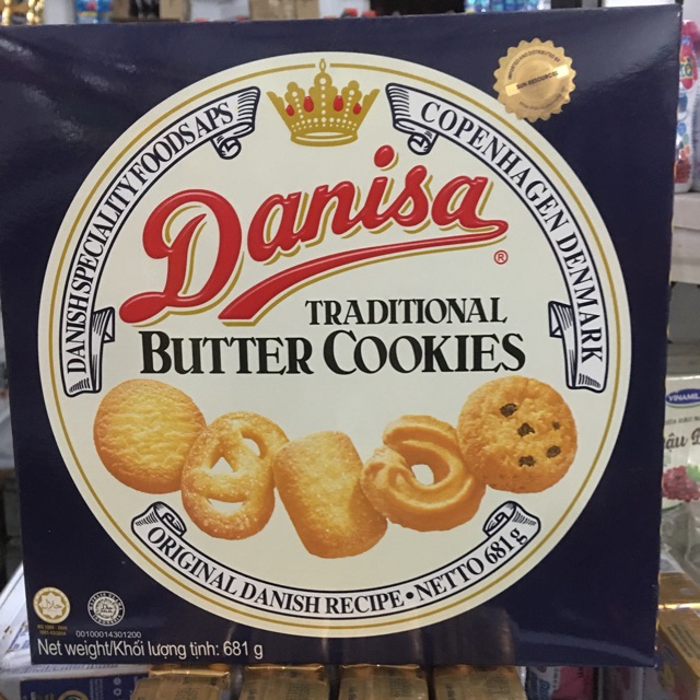 BÁNH DANISA BUTTER COOKIES 681g