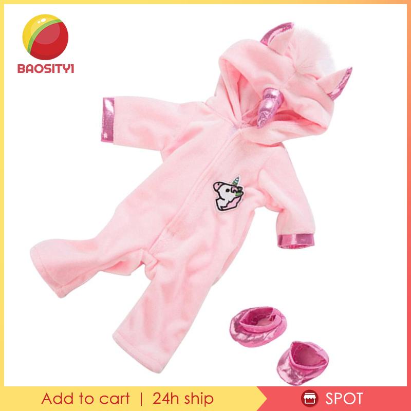 Bộ Đồ Liền Thân Hình Kỳ Lân 18 Inch Dành Cho Búp Bê Mỹ [Baosity1]