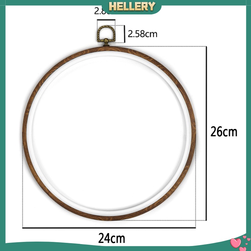 Khung Tre Tròn Thêu Tranh Chữ Thập Thủ Công DIY 10cm