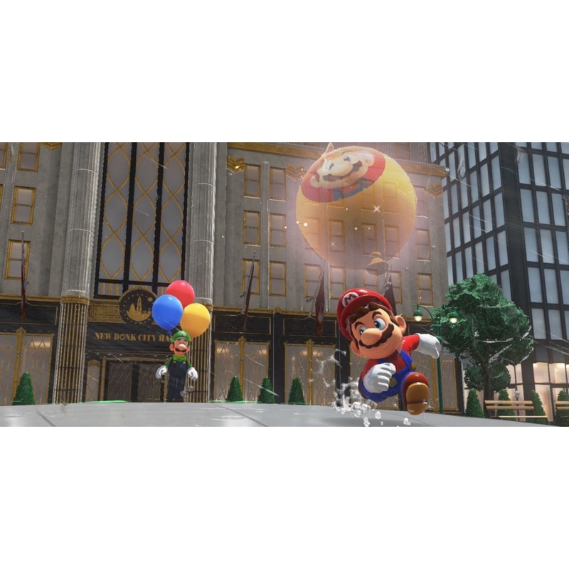 Đĩa game nintendo switch : super mario odyssey - new seal