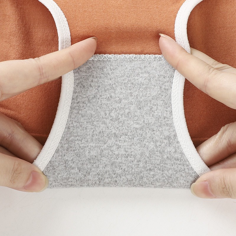 Quần lót nữ Cotton kháng khuẩn viền đen đính nơ mát lạnh (BẦU BÍ NHỎ BON CHEN) QL-B02