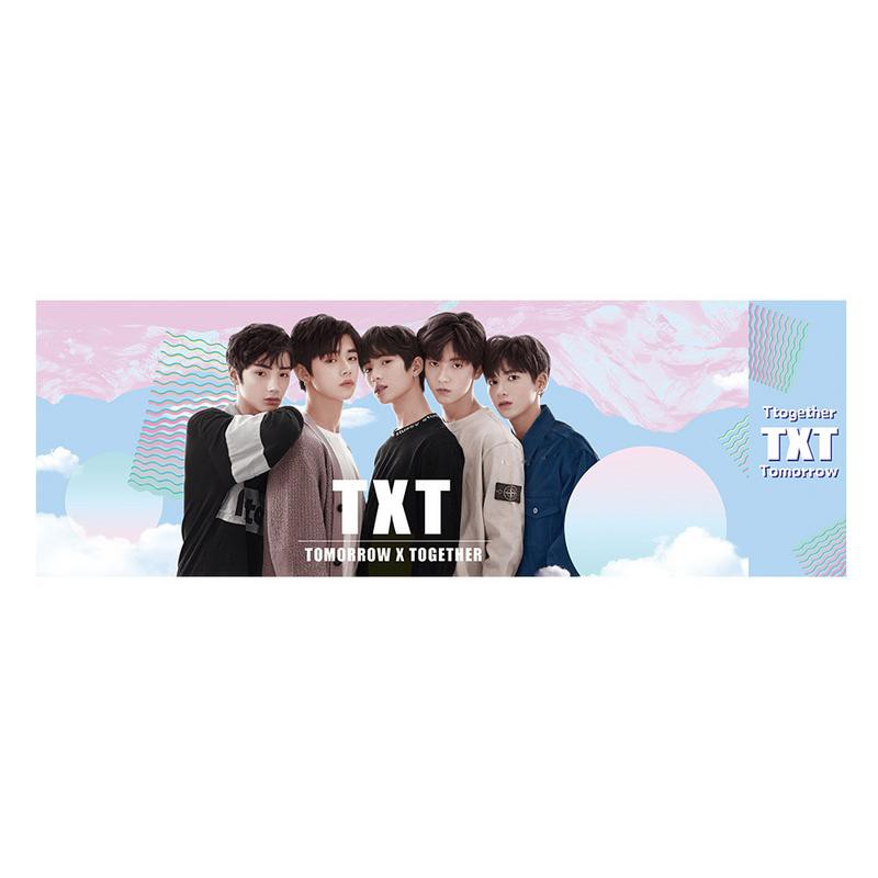 Poster treo tường in hình nhóm nhạc KPOP txt Banner soobin yeonjun