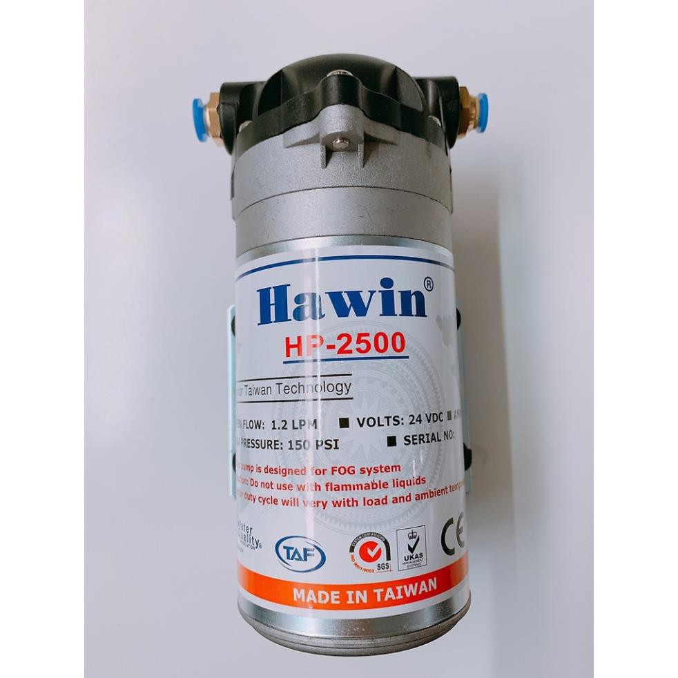 Bơm tăng áp - phun sương cao cấp Hawin Taiwan HP 2500