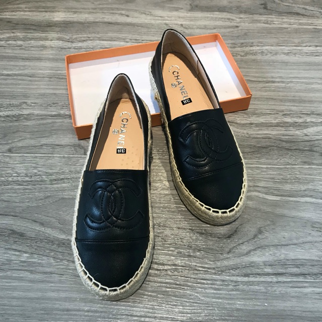 Giày slip da viền cói, ảnh thật | BigBuy360 - bigbuy360.vn