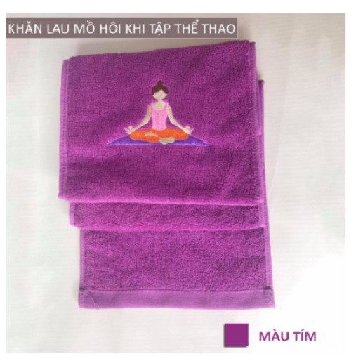 Khăn lau mồ hôi cao cấp thấm hút gấp 3 lần yoga, gym...