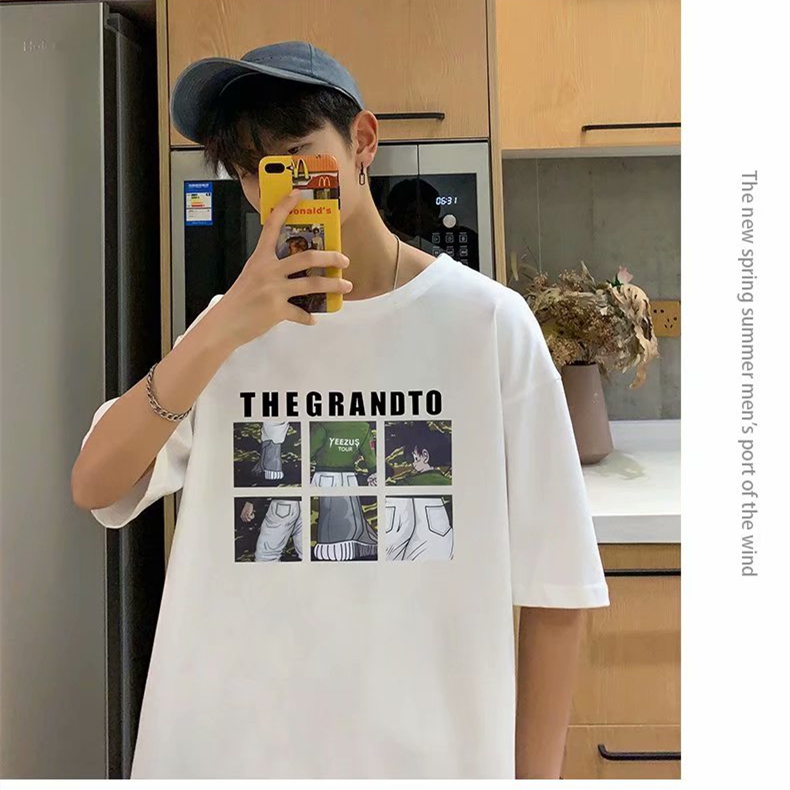 Áo thun tay ngắn kiểu dáng thời trang dành cho nam cỡ M-5Xl