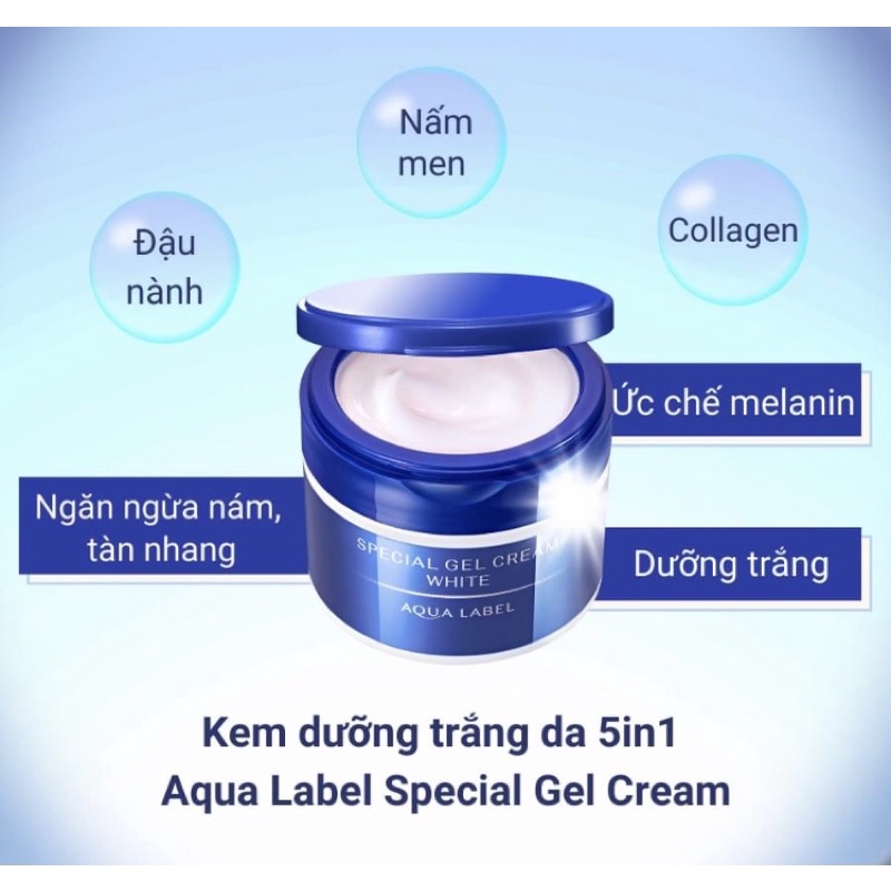 KEM DƯỠNG DA SHISEIDO AQUALABEL 5 IN 1