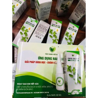 Chai xịt mũi 15ml bằng nhựa hdpe - nano silver cool mint