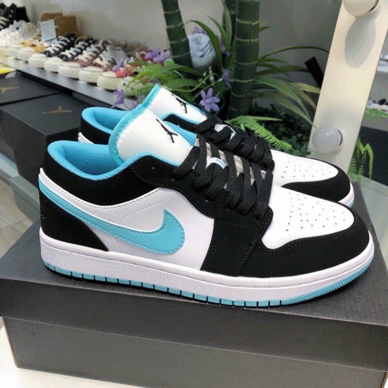 Giày Sneaker JD 𝗷𝗼𝗿𝗱𝗮𝗻 𝟭 𝗽𝗮𝗻𝗱𝗮 Xanh Ngọc Cổ Thấp  jd1 nam nữ..-Humy 🌟FULL Size BOX BILL🌟