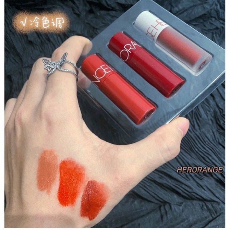 SET SON KEM LÌ HERORANGE BEST COOL & WARM TINT
