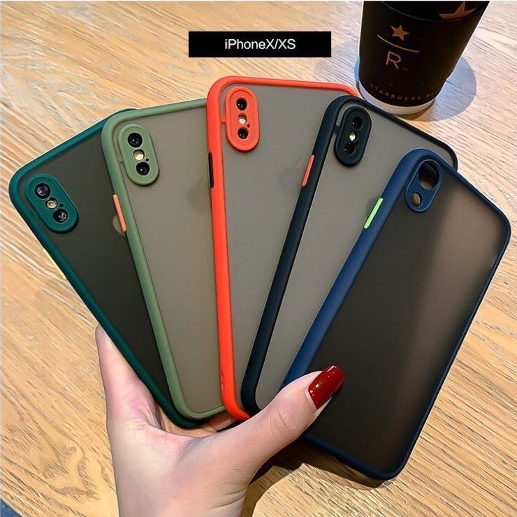 Ốp Rock Iphone Lưng Nhám 6_6s_7_8_6plus_6splus_7plus_8plus_X_Xs_Xsmax_11_11pro max