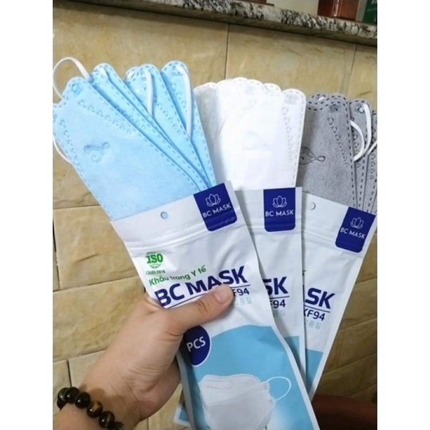 Combo 50 Chiếc Khẩu Trang 4D KF94 BC mask (Sẵn Hàng)