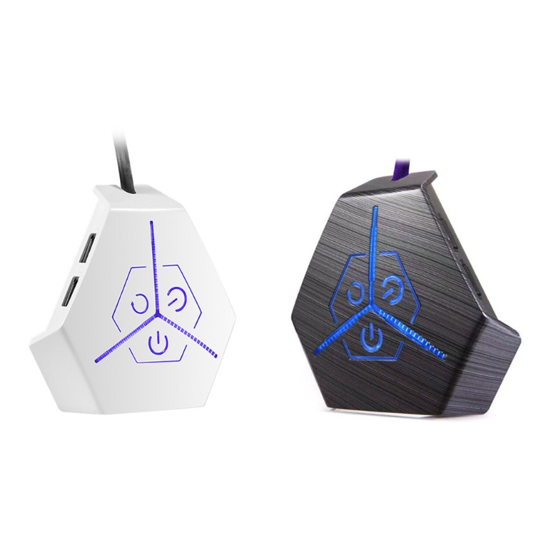 Bộ Chuyển Đổi Hai Cổng USB + Nút Nguồn Kép Tiện Dụng Cho Gia Đình / Quán Cà Phê / Internet