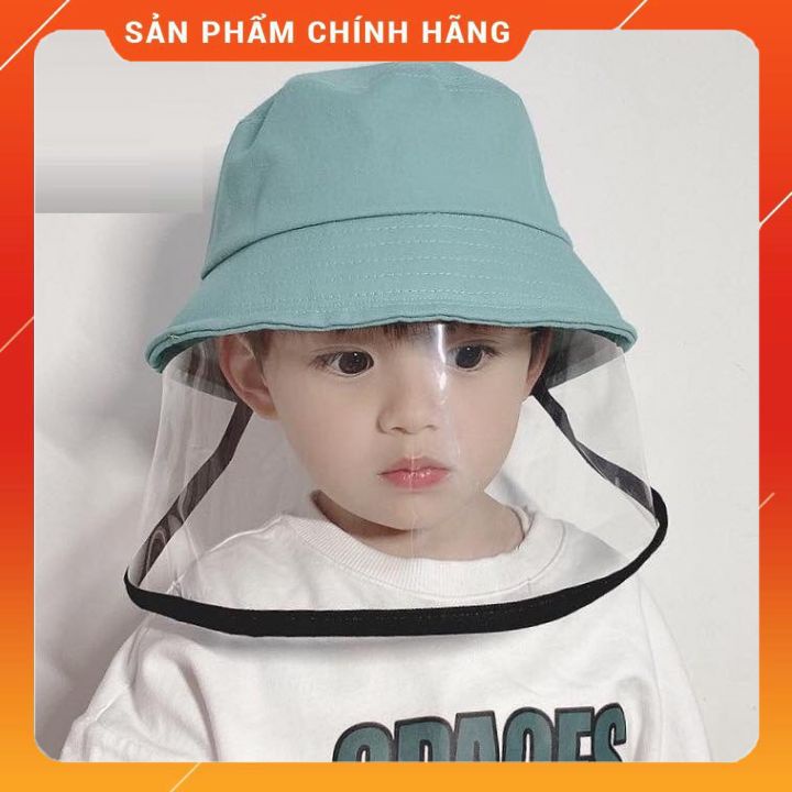 Mũ Nón trẻ em chống giọt bắn an toàn cho bé mùa dịch Korea (Màu ngẫu nhiên)