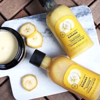Bộ dầu gội, dầu xả, ủ tóc chuối Banana The Body Shop