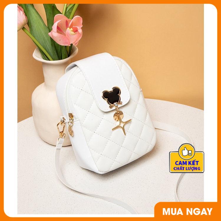 Túi Đeo Chéo Nữ Dễ Thương, Túi Đeo Chéo Mini Đựng Điện Thoại Và Đồ Dùng Cá Nhân Phong Cách Thời Trang Hàn Quốc ST949