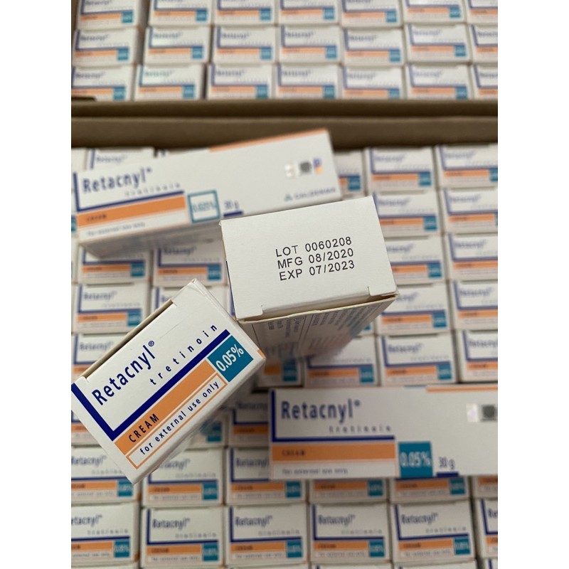 Retacnyl Tretinoin 0.025% - 0.05% (30g) chống lão hoá,mụn da sần sùi | BigBuy360 - bigbuy360.vn