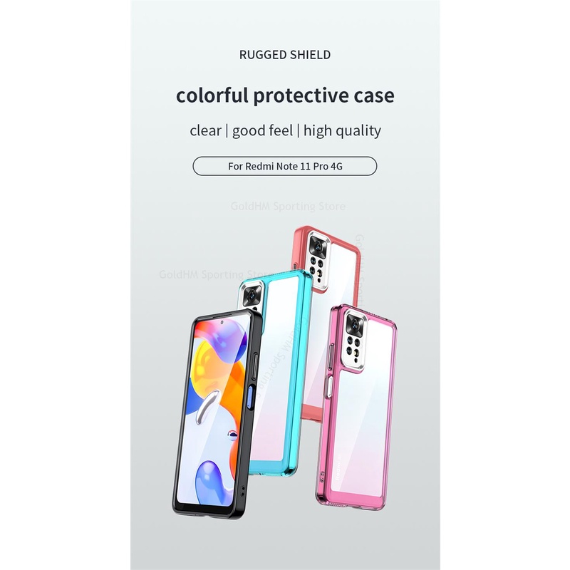 Ốp Điện Thoại Acrylic Trong Suốt Họa Tiết Không Gian Cho Xiaomi Redmi Note 11T 11S 11E 11 5G Redmi Note 11T Pro Plus 5G 4G