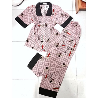 Bộ pijama lụa mango