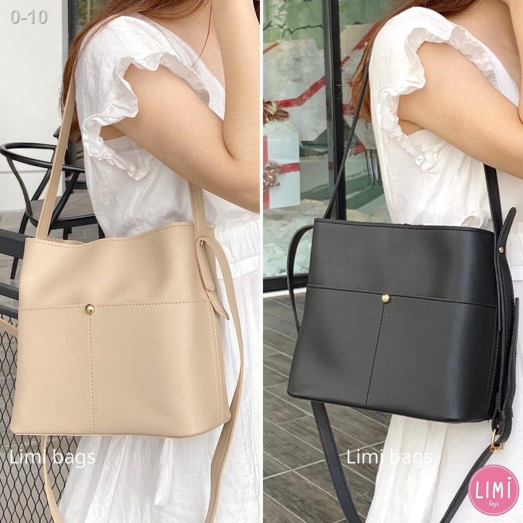 Túi Xách Nữ Đeo Chéo khuy cài form cổ điển Big Size Tote Da Pu Cao Cấp Mềm Mại Có Thể Tay NAMI Limi bags