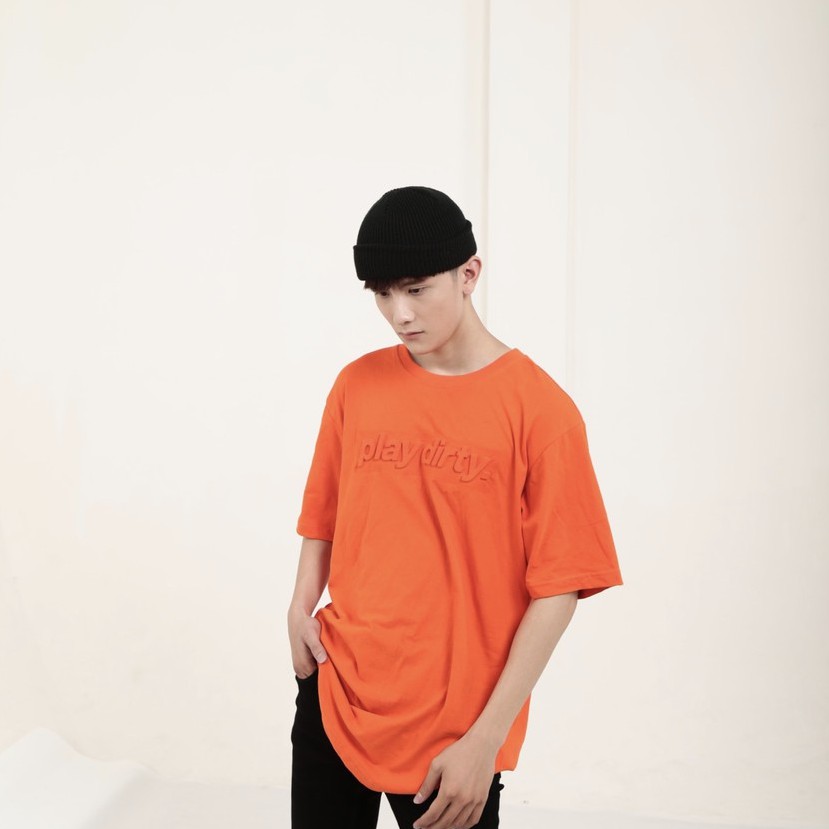 Áo thun BASIC LOGO tay ngắn chất liệu cotton kiểu dáng unisex - PLAY DIRTY STREETWEAR