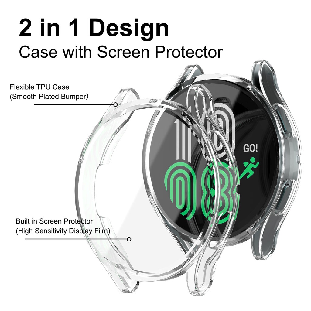 Ốp Bảo Vệ Bằng Tpu Mềm Mạ Điện Dành Cho Đồng Hồ Thông Minh Samsung Watch 5 4 44mm 40mm classic46mm 42mm galaxy Watch 5 40mm 44mm