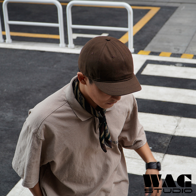 Mũ Lưỡi Trai Thể Thao Vải Cotton Vành Ngắn Kiểu Vintage Cá Tính Cho Nam Và Nữ