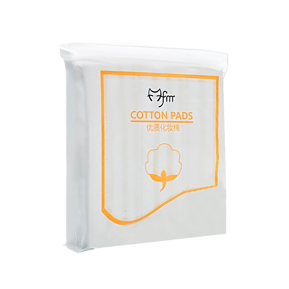 Set 222 Miếng Bông Tẩy Trang Hai Mặt Hình Chữ Nhật Màu Trắng Thoải Mái