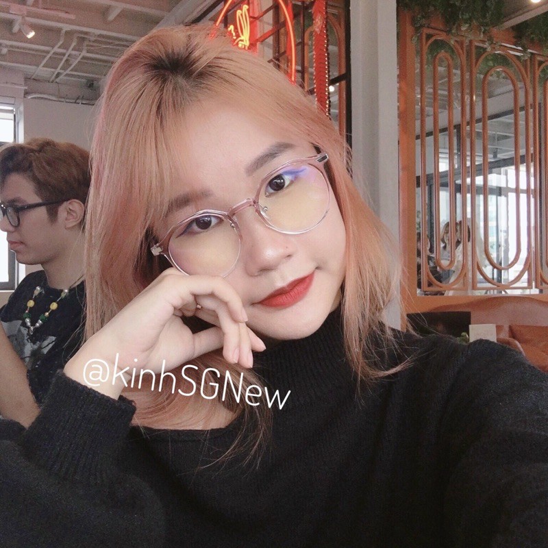 Gọng kính tròn nữ nhựa dẻo siêu nhẹ | BigBuy360 - bigbuy360.vn