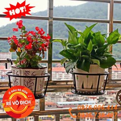 Combo 2 Giỏ treo chậu hoa ban công - BX2672