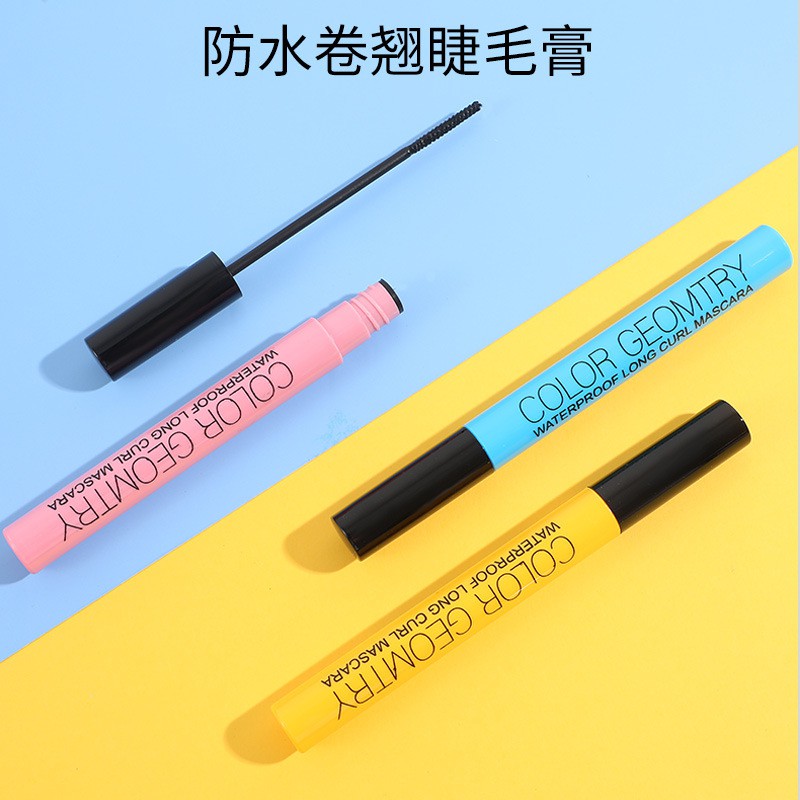 (Sỉ Siêu Rẻ) Mascara Siêu Mảnh Tơi Mi Lameila Skinny Microcara  Vỏ Hồng Xanh Vàng  - Chuốt Mi Lameila Mẫu Mới Mas12