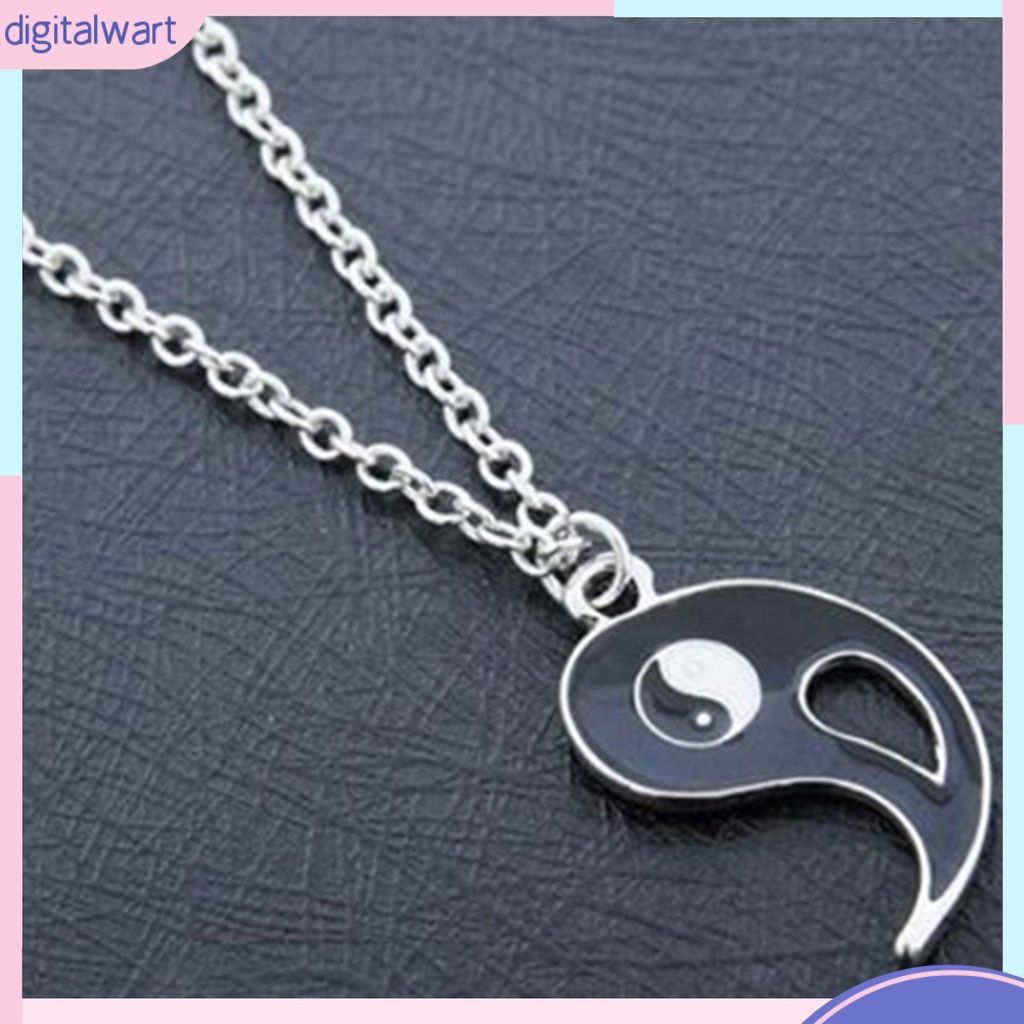 Set 2 Dây Chuyền Âm Dương Độc Đáo Dành Cho Chị Em Gái