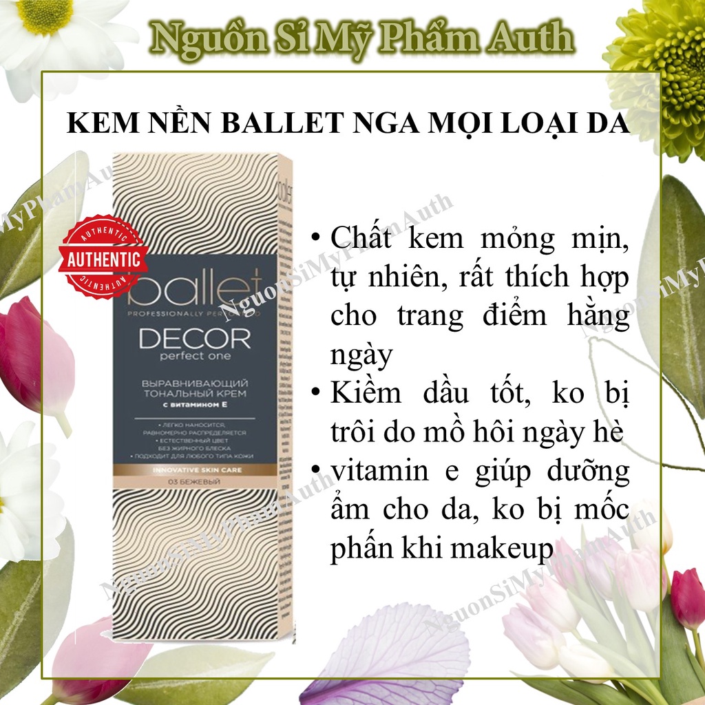 Kem nền Ballet