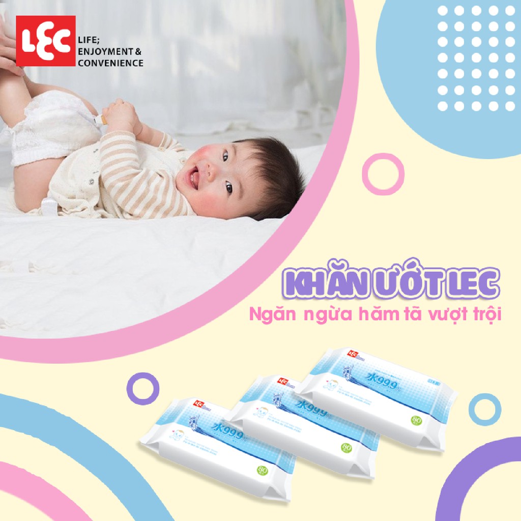 GIẤY ƯỚT LEC TINH KHIẾT 99,9% HÀNG NỘI ĐỊA NHẬT