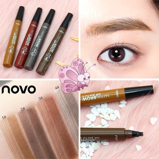 [Hàng mới về] Chì kẻ chân mày NOVO lâu trôi đầu tán dạng gảy sợi tiện lợi chất lượng cao