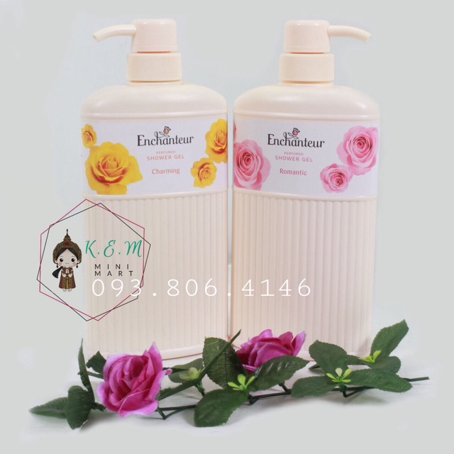 Sữa Tắm Hương Nước Hoa Cao Cấp ENCHANTEUR Charming Gel 550ml - Thái Lan