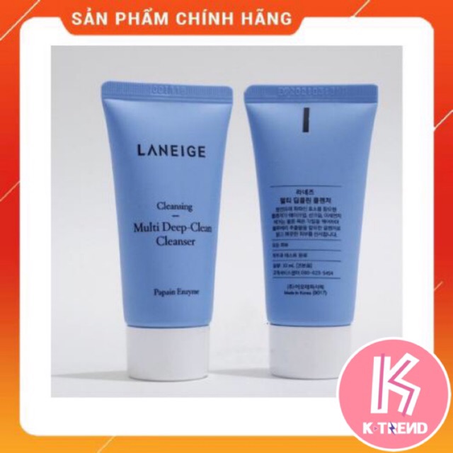 Sữa Rửa Mặt Laneige Multi Deep Clean Cleanser 150ml - Tạo Bọt Làm Sạch Sâu