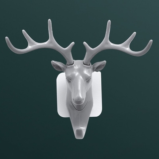 Convenient multi-function hat/key hanger deer head wall hook