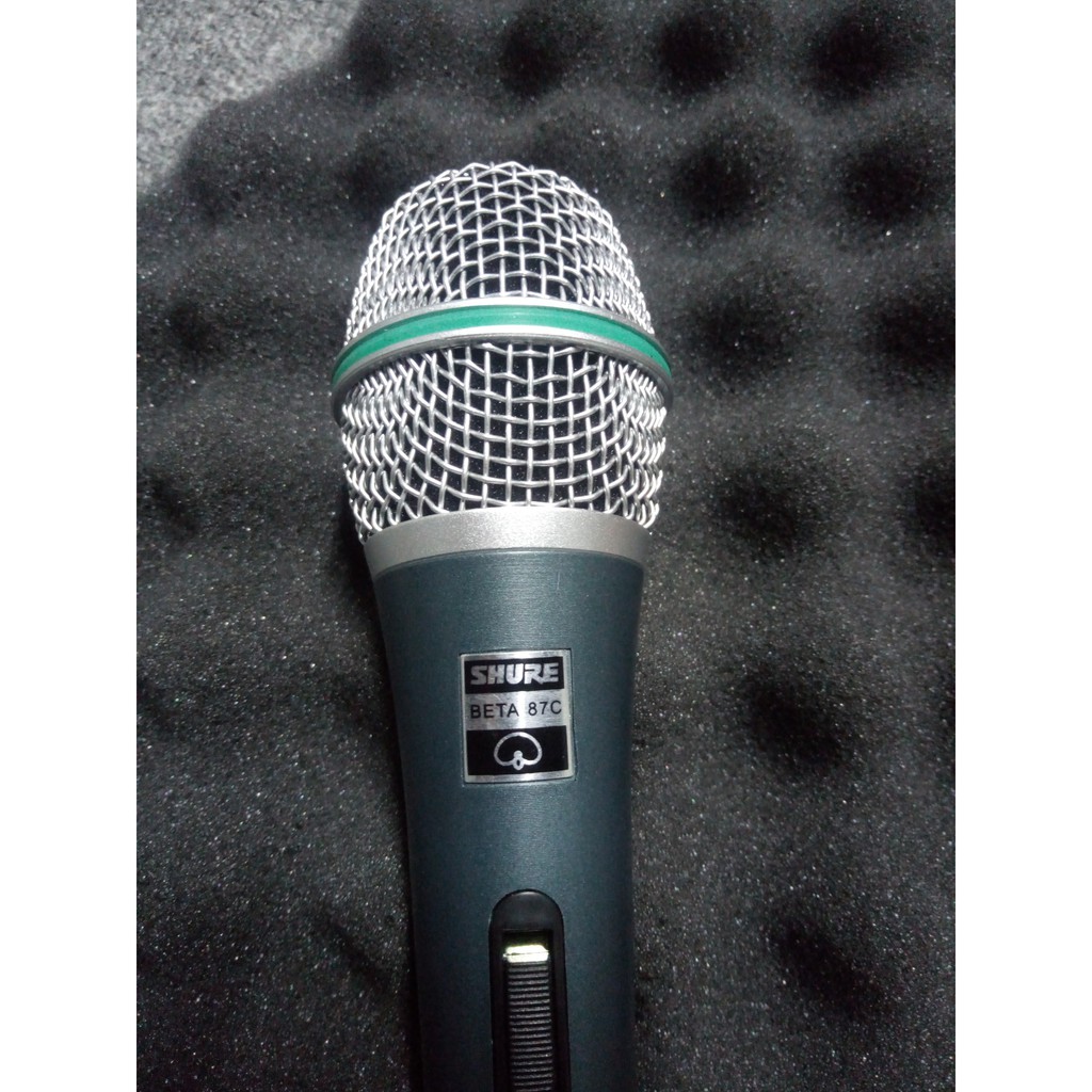 ️🔥GIÁ SỐC🔥 Micro Karaoke Có Dây SHURE Beta 87C Chất Âm Tốt, Dây Dài 4M - BAO XÀI 1 ĐỔI 1💦BH 6 tháng