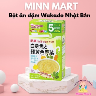 Bột ăn dặm Wakodo Nhật Bản cho bé từ 5 tháng tuổi