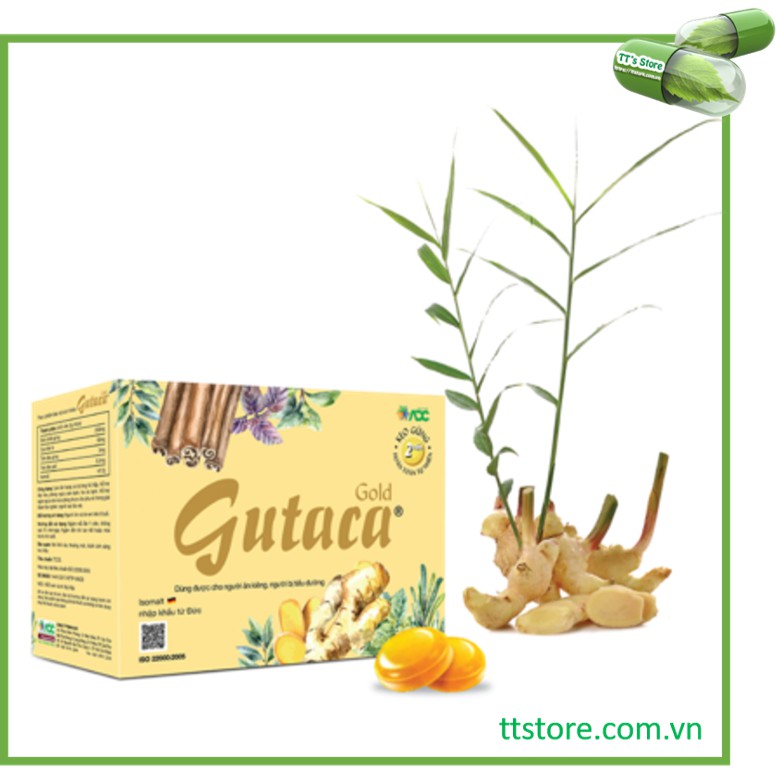 Kẹo Gừng GUTACA [Hộp 200 viên] -[gucata, gutacar]