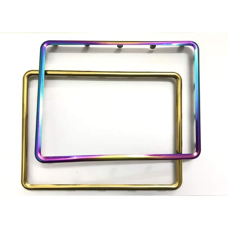 Khung Viền Biển Số Xe Máy khò màu TiTan 7 màu Vàng các loại