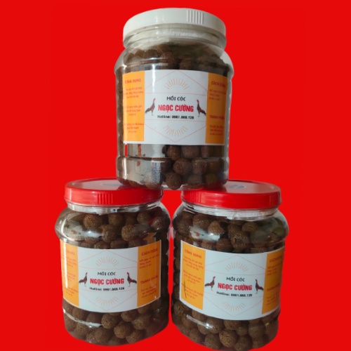 Mồi cóc rắn cho gà chọi 500g 520 viên