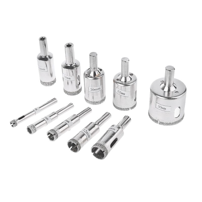 Set 10 Mũi Khoan Lỗ Chuyên Dụng