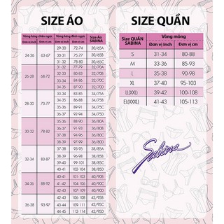 Quần lót Sabina M/L/XL