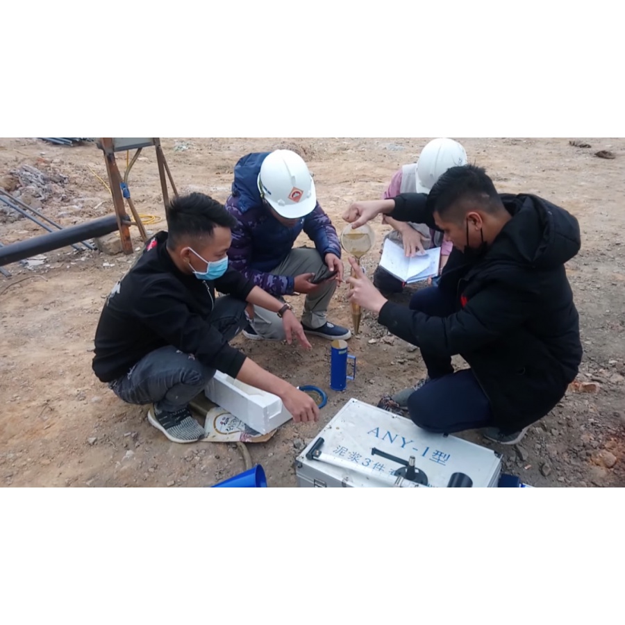 Bộ đo hàm lượng cát bentonite - Ống thủy tinh, phễu đo hàm lượng cát bentonite